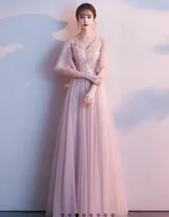 送料無料 未使用 発表会 結婚式 演奏会 豪華 上品 ドレス 13号 XL (OPN2666)