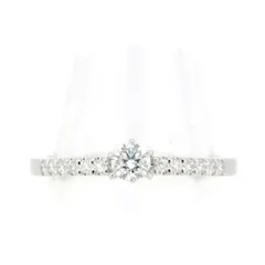 0.15ct】ロイヤルアッシャーダイヤモンドJRA00036リング9号Pt 【公式通販】