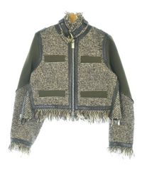 sacai バックプリーツ ジップアップ ブルゾン 24-07390 - メルカリ