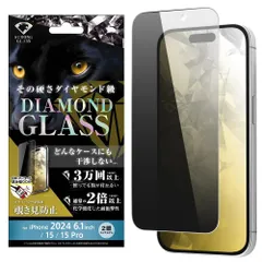 【在庫処分】硬度10H スマホフィルム 平面保護 耐衝撃 アルミノシリケートガラス 化学強化 覗き見防止 アイフォン16 ダイヤモンドガラスフィルム フィルム (2024年発売モデル) Pro 15 15 DT-P46FA/DPG / / 16 iPhone