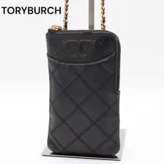 【訳あり・良品】ToryBurch サバンナ スマホショルダー ブラック