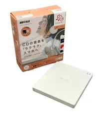 バッファロー スマートフォン用CDレコーダー ラクレコ+ RR-C1-WH/N BUFFALOのサムネイル