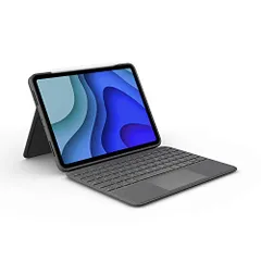 ロジクール iPad Pro 11インチ 第4世代 第3世代 第2世代 第1世代 対応 トラックパッド付き キーボードケース Folio Touch iK1175BKA Smart Connector 接続 英語配列 薄型 バックライト付き スマートコネクri