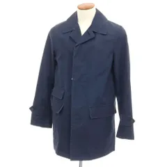 【中古】トラディショナルウェザーウェア Traditional Weatherwear コットン ステンカラーコート ネイビー【サイズ38】【メンズ】のサムネイル