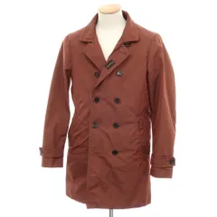 【中古】ムーレー MOORER MORANDI ポリエステル ダブルブレストコート ワインレッド【サイズ44】【メンズ】のサムネイル