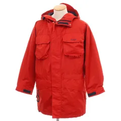 【中古】エーグル AIGLE ポリエステル フーデッドコート レッド【サイズS】【メンズ】のサムネイル