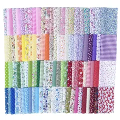 【新着商品】生地 綿 可愛い はぎれ布セット20/50枚セット パッチワーク プリント 花柄 綿100% 装飾 パッチワーク布 北欧 手作り DIY 手芸用 20×15cm 正方形 はぎれ (50枚セット)