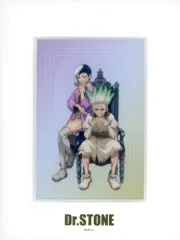 【中古】紙製ボード・プレート 石神千空＆あさぎりゲン キャラファインマット 「Dr.STONE POP UP SHOP」