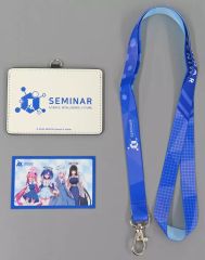 [중고] 스트랩 집합 (세미나) 카드 포함 패스 케이스 & 넥 스트랩 세트 [블루 아카이브 × 로손]