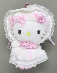 【中古】原神×Galaxy ハローキティ ホワイトフリルデザインシリーズ マスコットホルダー 「サンリオキャラクターズ」