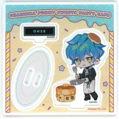 【中古】アクリルスタンド・アクリルパネル 湊大瀬 「超人的シェアハウスストーリーカリスマ お菓子なスイーツパーティーCAFE in SWEETS PARADISE トレーディングアクリルスタンド」