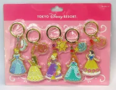 【中古】キーホルダー ディズニープリンセス(ドレス/テーマ) キーチェーン 「ディズニー」 東京ディズニーリゾート限定