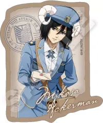 【新品】シール・ステッカー ミカサ・アッカーマン(おとどけメェるver.) 描き下ろし ダイカットステッカー 「進撃の巨人」