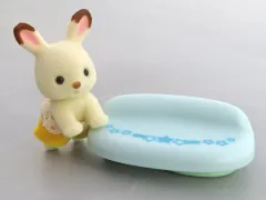 【中古】おもちゃ 5.ショコラウサギの赤ちゃん 「シルバニアファミリー 赤ちゃん＆ソファセット」 シルバニアファミリーくじ景品