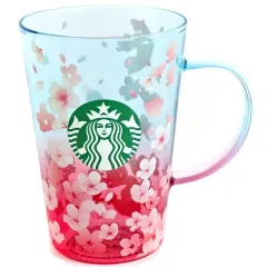 【中古】マグカップ･湯のみ SAKURA2025 耐熱グラスマグスプリング シーズン ブレンド 414ml 「スターバックスコーヒー」