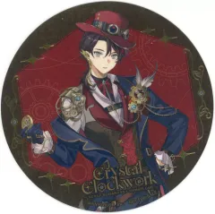 【中古】コースター 三枝明那 箔押しコースター 「バーチャルYouTuber にじさんじ＆NIJISANJI EN Crystal Clockwork×animatecafe」 対象商品購入特典