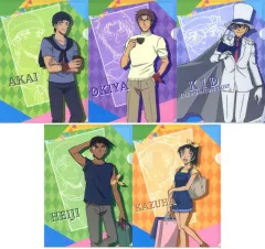 【中古】クリアファイル 集合 ホログラムクリアファイル5枚セット 「名探偵コナンランド×ダイバーシティ東京 プラザ」