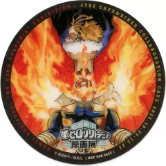 【中古】コースター エンデヴァー＆ホークス オリジナルコースター 「僕のヒーローアカデミア 原画展 テーマカフェ in CREATIVE MUSEUM TOKYO CAFE」 対象メニュー注文特典