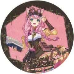 【中古】コースター ヤン ナリ 箔押しコースター 「バーチャルYouTuber にじさんじ＆NIJISANJI EN Crystal Clockwork×animatecafe」 対象商品購入特典