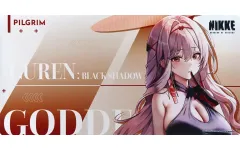 【中古】デスクマット 紅蓮：ブラックシャドウ(等身) デスクマット 「勝利の女神：NIKKE×ローソン キャンペーン」 ＠Loppi・HMV限定