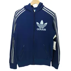 アディダス adidas 70s フランス製 ventex社 ロゴパーカー フーデッドトラックジャケット メンズ 表記無 