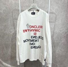 MONCLER ホワイト長袖シャツ Mサイズ JPサイズL相当 あんしん鑑定済 