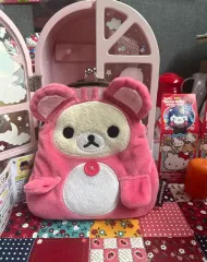 耳付き) リラックマ コリラックマ ピンクリス がま口 古典