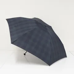 折りたたみ傘 MACKINTOSH PHILOSOPHY マッキントッシュフィロソフィー USED美品 バーブレラ チェック シンプル 軽量 55cm FS9511