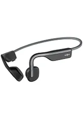 Bluetooth 5.1 SHOKZ OpenMove 骨伝導イヤホン 公式ストア正規品 ワイヤレスイヤホン Zoomなどリモート会議 テレワーク 在宅勤務 6時間使用可能 環境音聞き取り 2年保証 グレーri