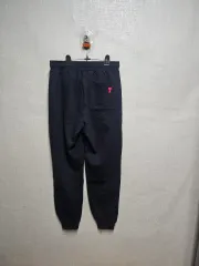 アミ ハート ロゴ ブラック トレーナー ズボン L