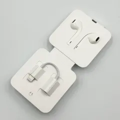 【24時間以内発送･未使用品✨️】Apple アップル 純正 有線イヤホン&変換アダプターセット