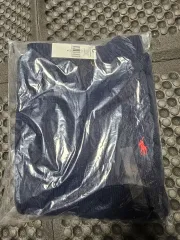 ポロ ラルフローレン ネイビー ハーフジップアップニット L 新品