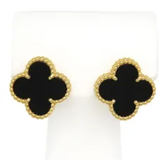 ヴァンクリーフ＆アーペル ヴィンテージ アルハンブラ ピアス VCARA44200 Au750 (K18YG) レディース Van Cleef & Arpels【中古】 【ジュエリー】