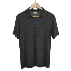 EMPORIOARMANI(エンポリオアルマーニ) 半袖ポロシャツ サイズL メンズ - 黒×グレー