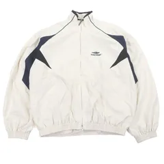 極美品□BALENCIAGA バレンシアガ 23SS 746483 3B SPORTS ICON TRACKSUIT オーバーサイズ トラックジャケット ブルゾン アイボリー XS イタリア製 正規品 メンズのサムネイル
