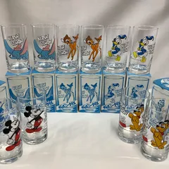 昭和レトロ　キリンレモン　ディズニーグラス　10個セット　U879
