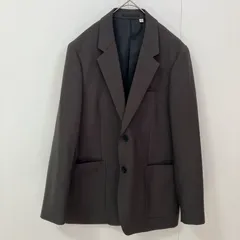 UNIQLO ユニクロ u テーラードジャケット メンズS ダークグレー　　　　T-164