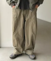 26ss カーブド チノ パンツ ブラック/ベージュ XL (32-34) サイズ まとめ 出品