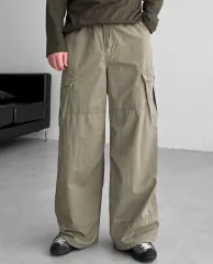 26ss ワイド カーゴパンツ ベージュ/ブラック 3XL (36-38) サイズ 出品