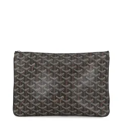 ゴヤール クラッチバッグ セナMM PVC レザー SENAT2MMLTY01CL01P GOYARD セカンドバッグ 黒 ブラウンのサムネイル