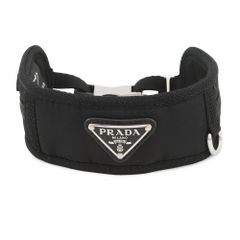 定価9.2万】PRADA トライアングルロゴ レザー ネックレス ペット