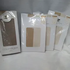 ☆courrèges paris: クレージュ パリ ストッキング タイツ 4点まとめて サイズ:M〜L タイツ ベージュ/ストッキング コライユベージュ 【未開封品】W056