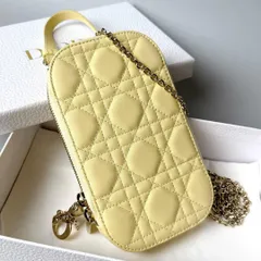 Christian Dior / Lady Dior フォンホルダー イエローのサムネイル