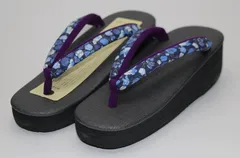 《送料無料》　カレンブロッソ（菱屋カフェ草履）　鼻緒がお洒落　新品　Lサイズ　Shops040201