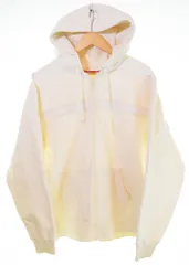 シュプリーム SUPREME 19FW Text Stripe Zip Up Hooded Sweatshirt 裏起毛 ジップアップ フーディー パーカ ホワイト Lサイズ 103MT-4249