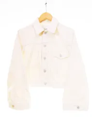クラネ CLANE BELL SLEEVE COMPACT JEAN JACKET 23SS ベルスリーブ コンパクト デニム ジャケット アイボリー 14103-0542 ジャケット 1 103LT-191のサムネイル