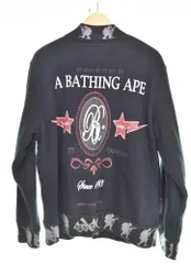 アベイシングエイプ A BATHING APE  STASH BAPE SOLDIER VARSITY JACKET スタジャン ジャケット ブラック Mサイズ 103MT-4255のサムネイル