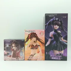 【未開封】デート・ア・ライブV 時崎狂三 フィギュア 3体セット まとめ売り タイトー フリュー Desktop Cute ぬーどるストッパー BiCute Dark Figure ナイトウェア Renewal 水着 プライズ 狂三 C-2-2