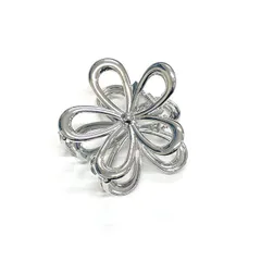 フラワーデザイン メタル バンスクリップ/ヘアクリップ