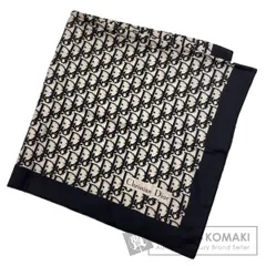 CHRISTIAN DIOR クリスチャンディオール トロッター柄 スカーフ シルク レディース [中古]